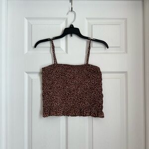 American Eagle Outfitters Brown Patterned Camisole
